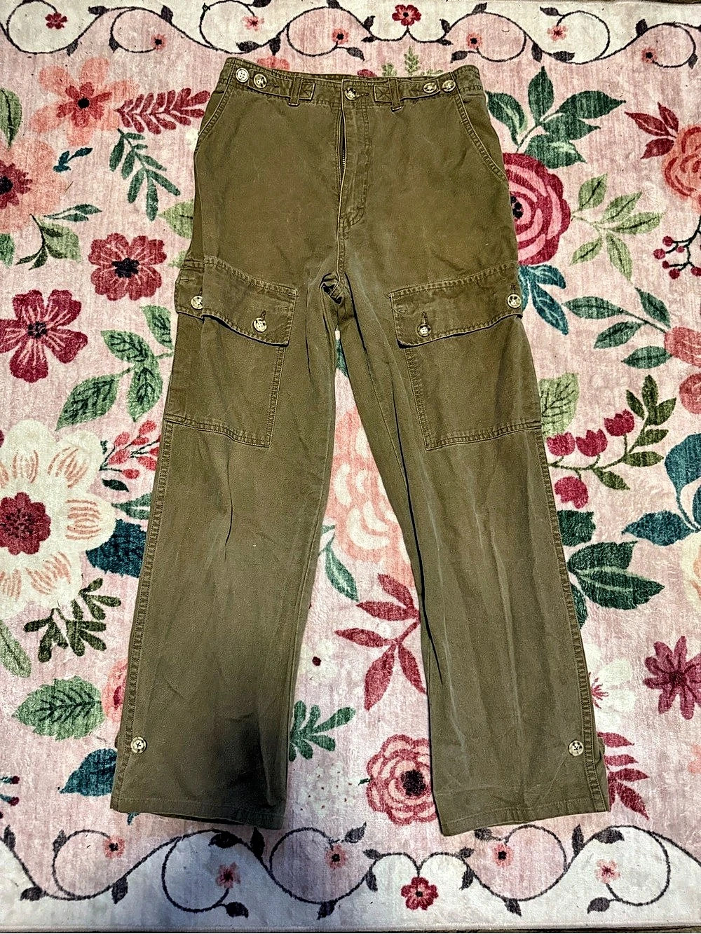Banana Republic  Olive Cargo Pants Waist 30